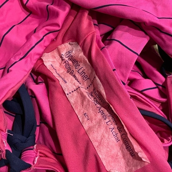 Carve Design Bikini Bottom NEW in Raspberry & Indigo Side Ties - Picture 4 of 8